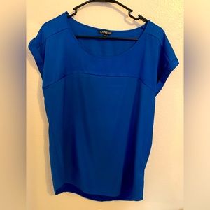 Express Womens royal blue blouse
